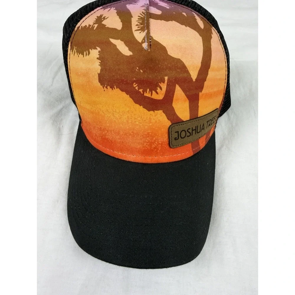 Ouray Joshua Tree Desert Sunset Trucker Hat Mesh Cap Mens OS Black | Gorpcore
